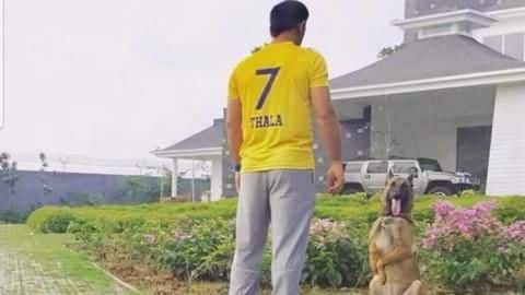 Dhoni welcomes back CSK in his own style Dhoni welcomes back CSK in his own style
