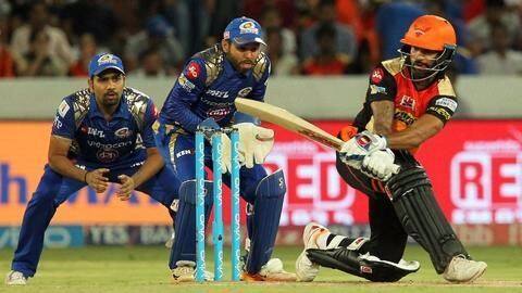 IPL - Hyderabad register comfortable victory over Mumbai IPL - Hyderabad register comfortable victory over Mumbai