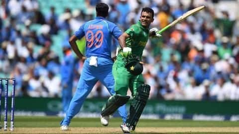 Champions Trophy- Pakistan score 338 runs in first innings Champions Trophy- Pakistan score 338 runs in first innings
