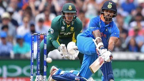 ICC Champions Trophy- Dhawan, Kohli guide India to semis ICC Champions Trophy- Dhawan, Kohli guide India to semis