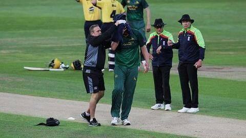 Freak accidents in cricket Freak accidents in cricket