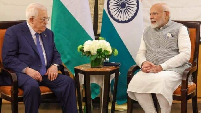 PM Modi meets Palestinian President Abbas, reaffirms India's unwavering support