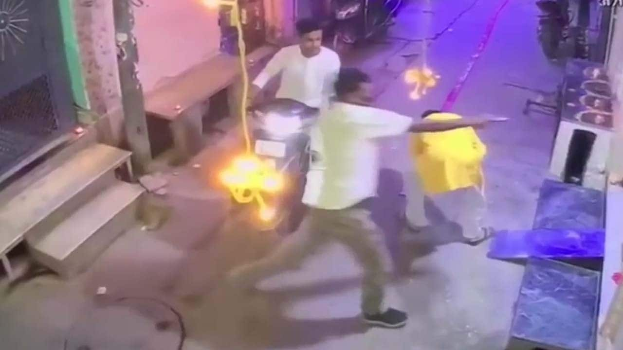 On camera: Delhi man, nephew shot dead on Diwali night 