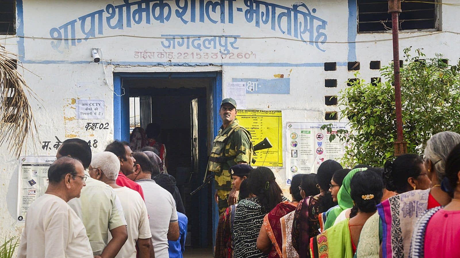 CRPF officer severely injured amidst Chhattisgarh Lok Sabha election