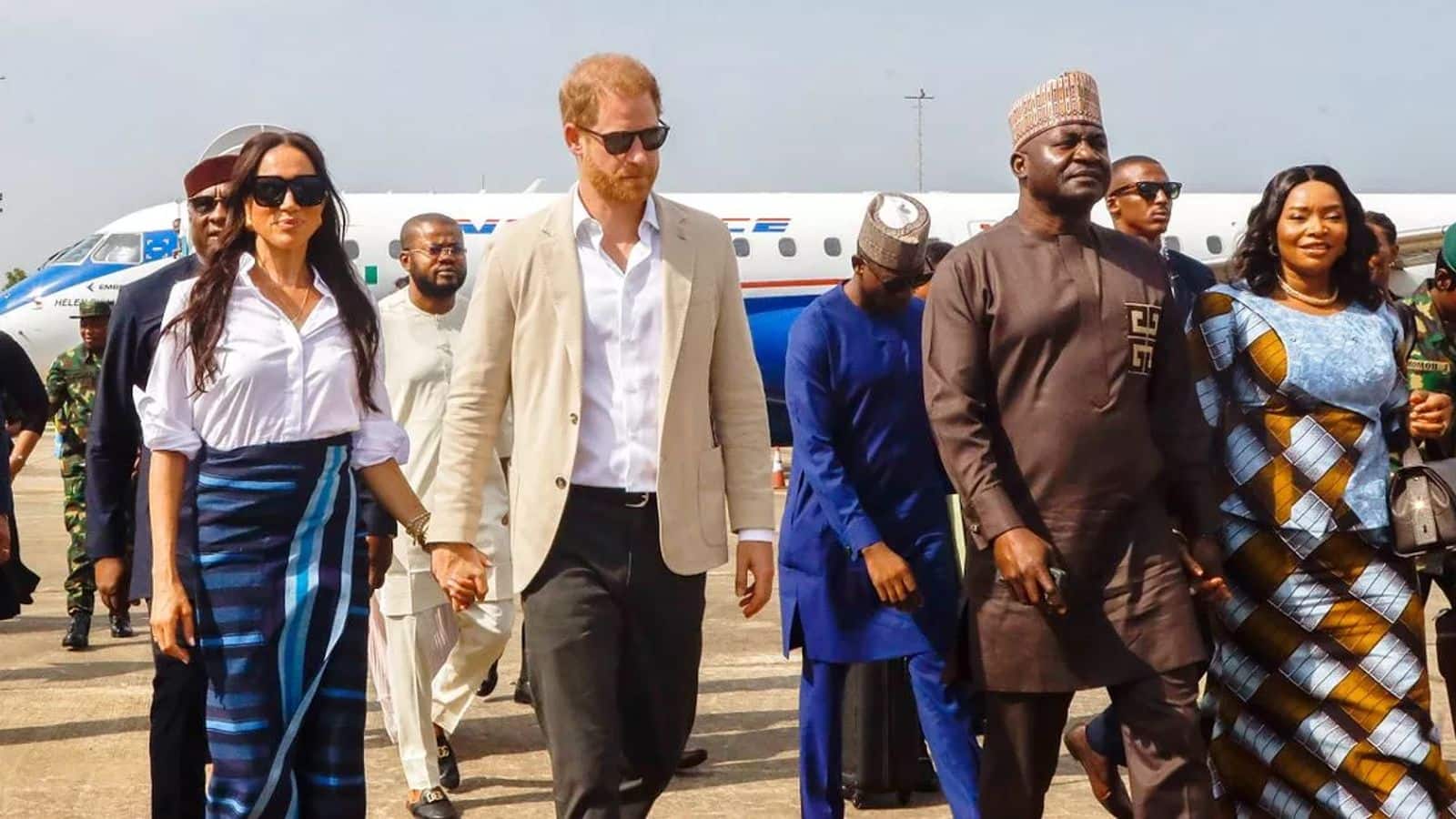 Harry, Meghan flown free across Nigeria by fugitive airline boss 