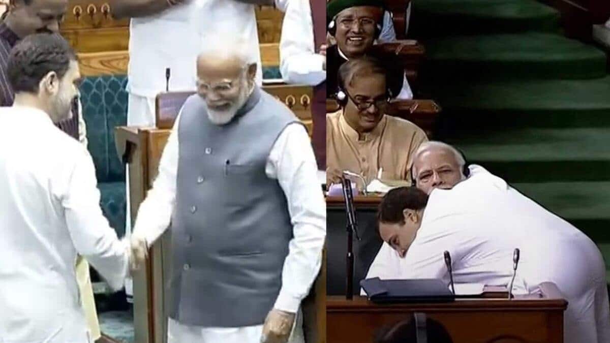 Modi and Rahul Gandhi's unexpected camaraderie in Parliament