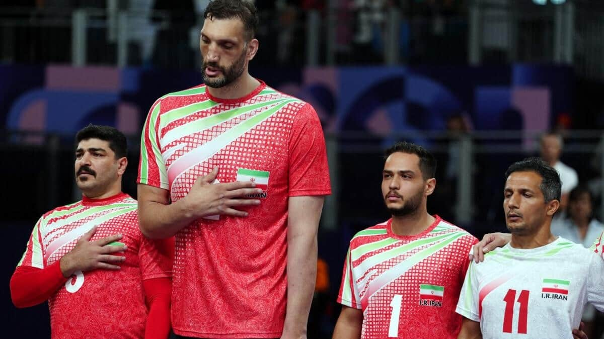 No bed for 8'1in volleyball player at Paris Paralympic Games 