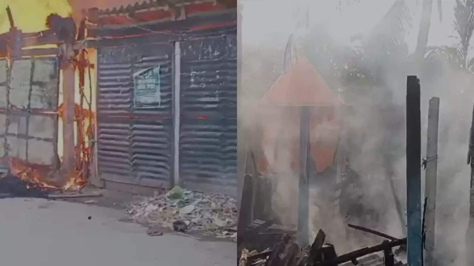 Fresh tension in Sandeshkhali: TMC workers' shops set on fire 