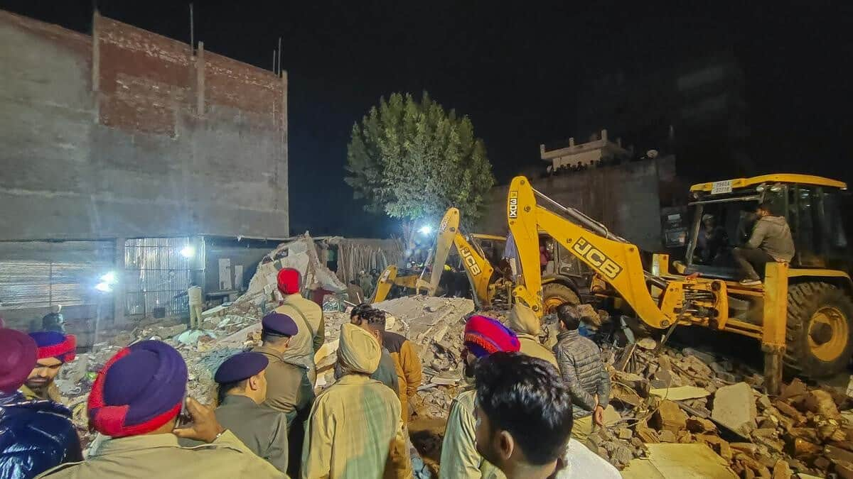 Multi-story building collapses in Punjab's Mohali; 1 dead, several trapped  