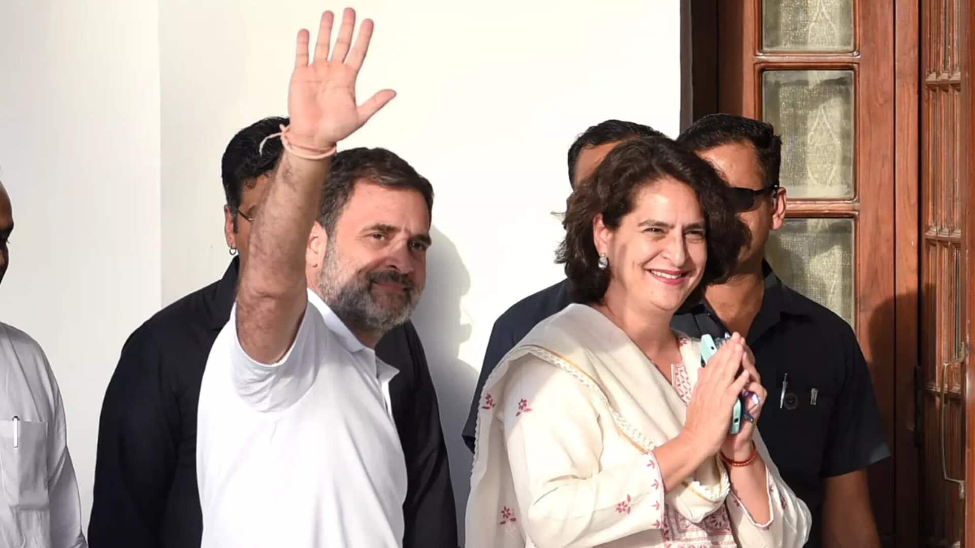 ECI seizes food kits with Priyanka, Rahul Gandhi's pictures 