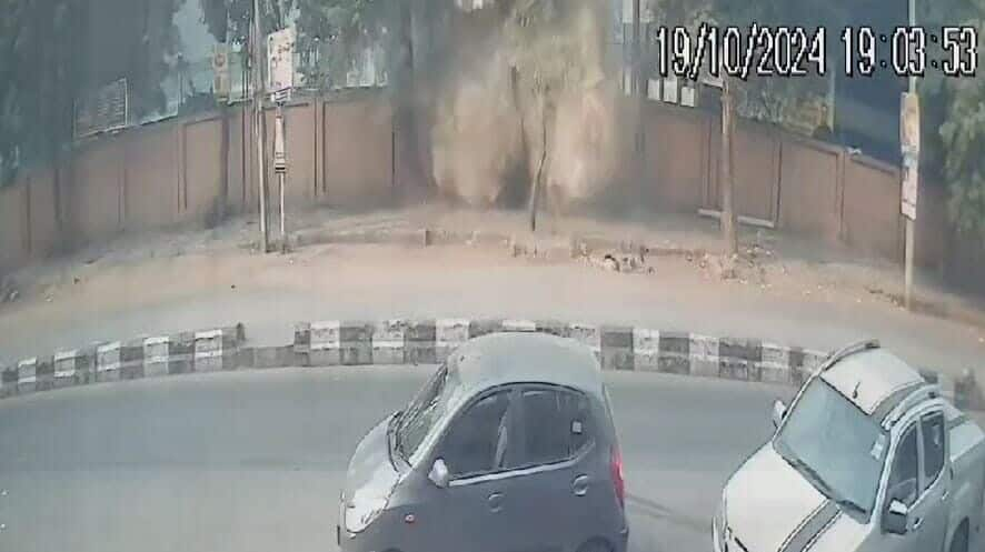 Watch: CCTV shows moment huge explosion ripped through Delhi school 