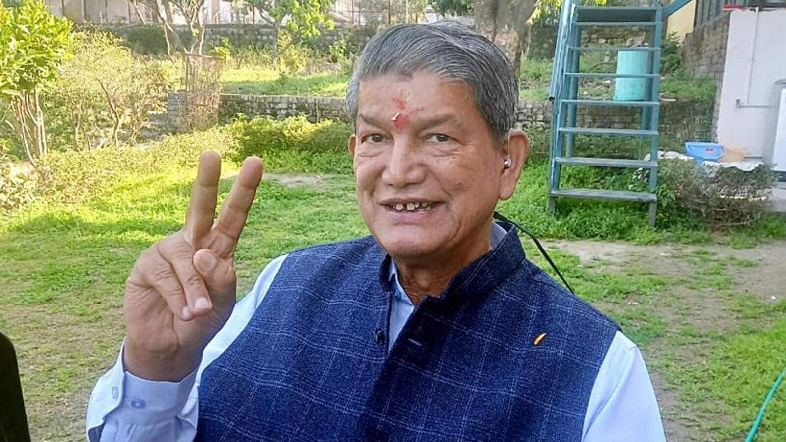 'Waiting since morning': Harish Rawat's name missing at polling station 