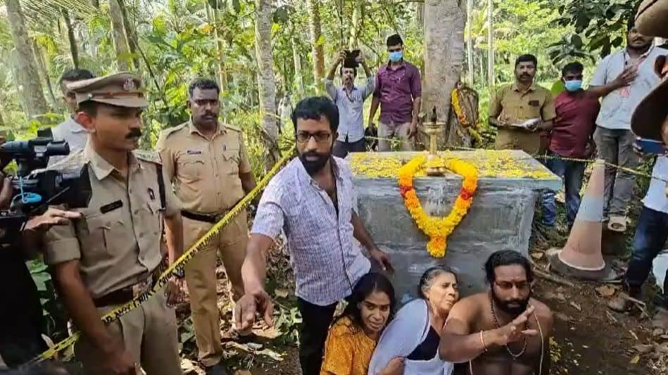 Kerala police exhume body of priest found in sitting position  