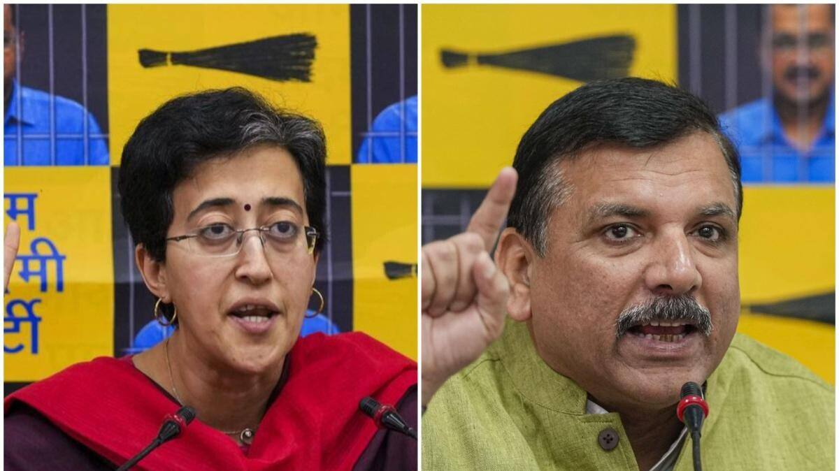 Atishi, Sanjay Singh issued notice over bribe allegations against Dikshit  