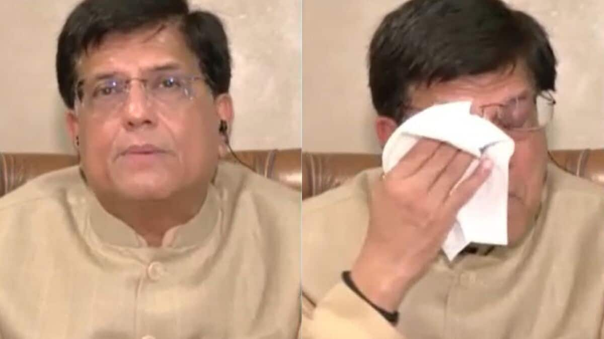 Video: Piyush Goyal gets emotional remembering Ratan Tata