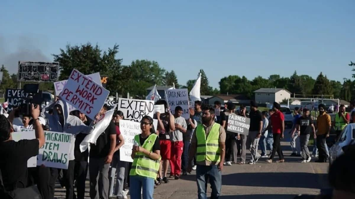 Indian students in Canada protest over deportation fears