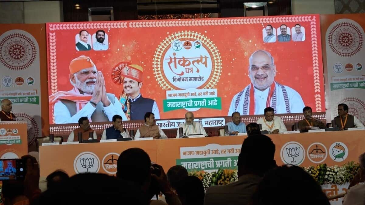 BJP releases Maharashtra poll manifesto; farmers, women, healthcare in focus