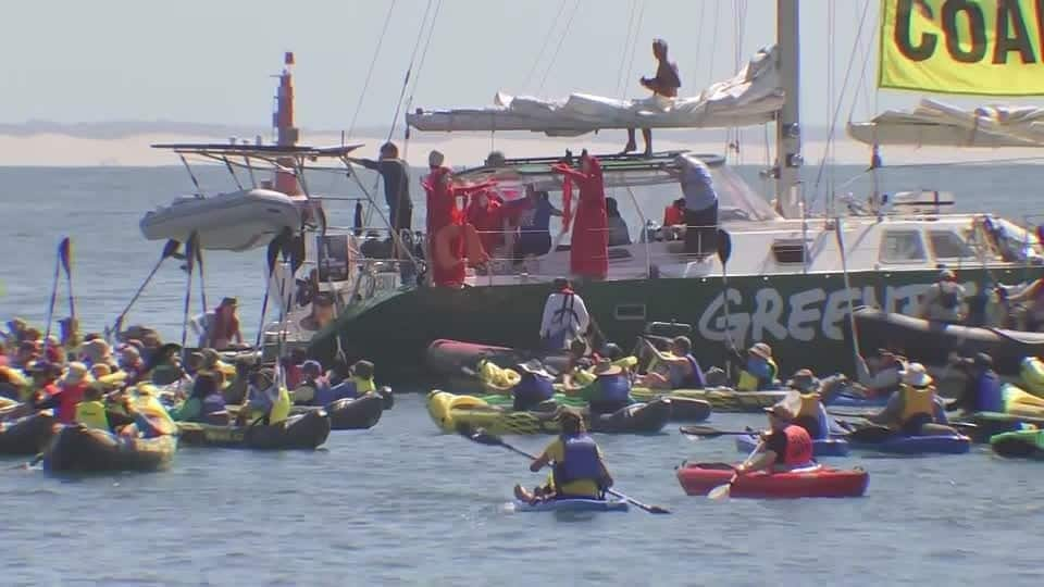 Over 150 arrested as climate protest disrupts Australian coal shipment 