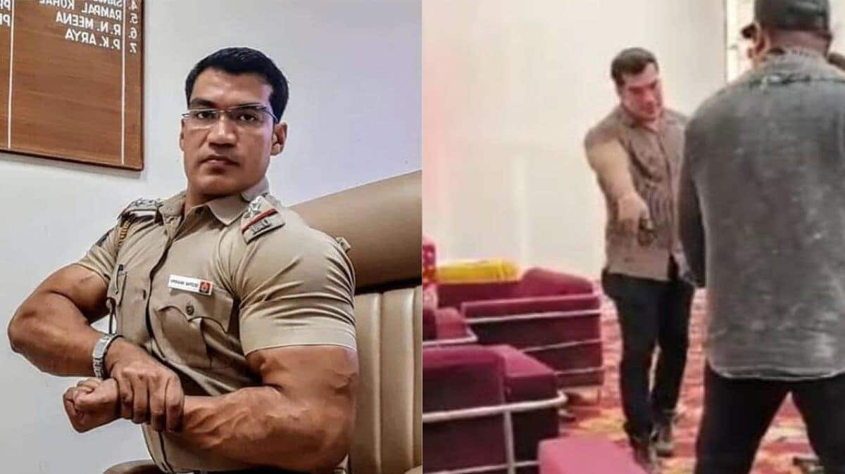 Video: Delhi bodybuilder cop brandishes gun at party 