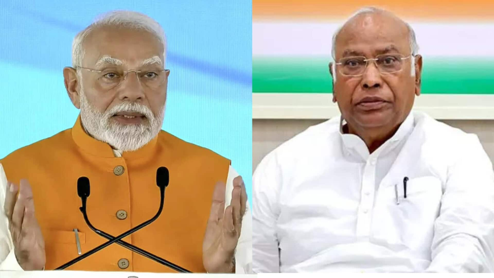 'Fake promises': Modi attacks Congress after Kharge's 'budget-based guarantees' remark