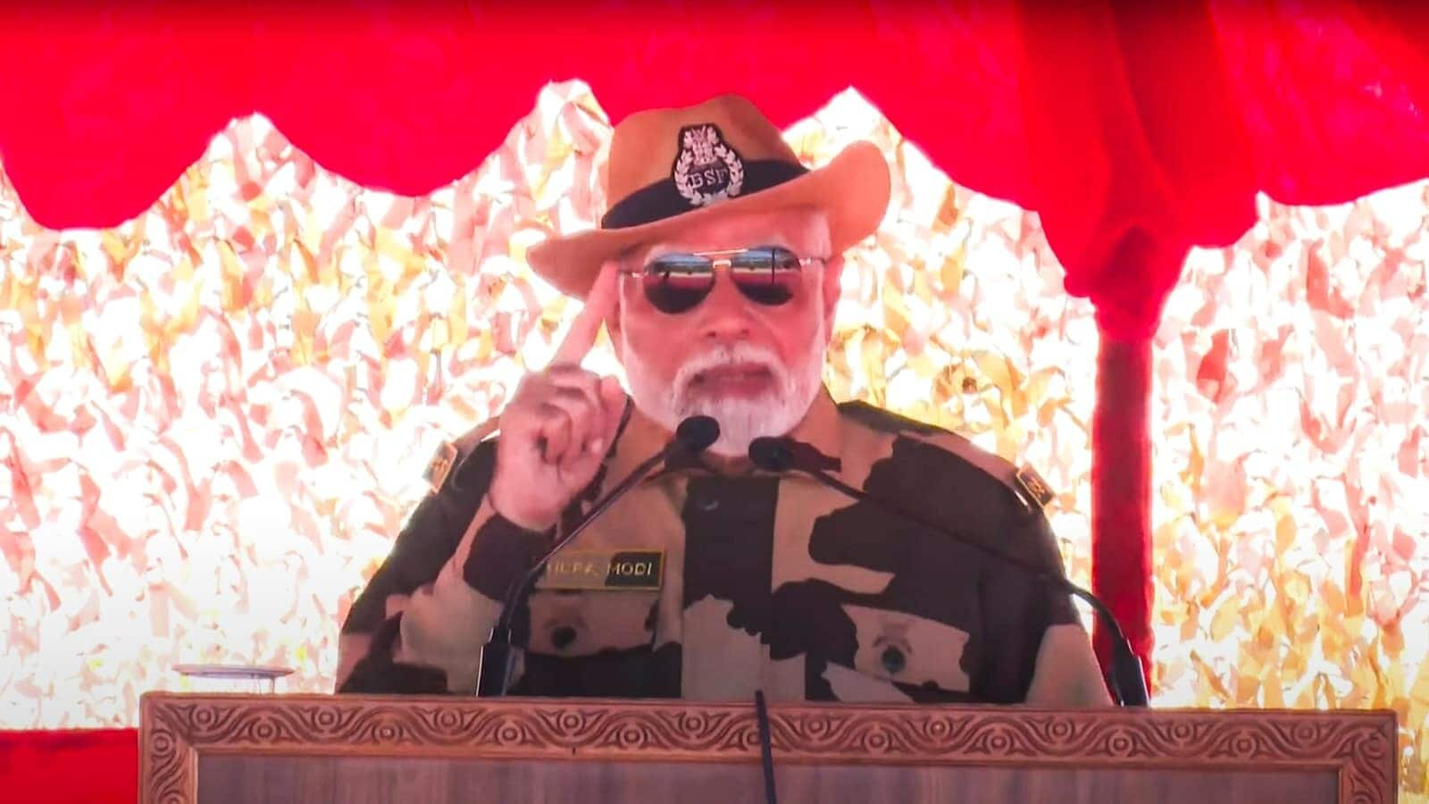 'Will never compromise even on...inch of land': Modi on Diwali 