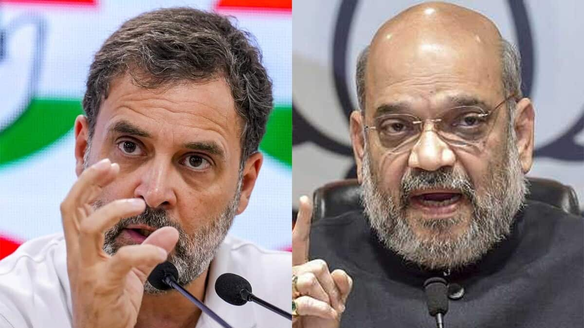 'Making anti-national statements becoming habit': Shah attacks Rahul's reservation remark 