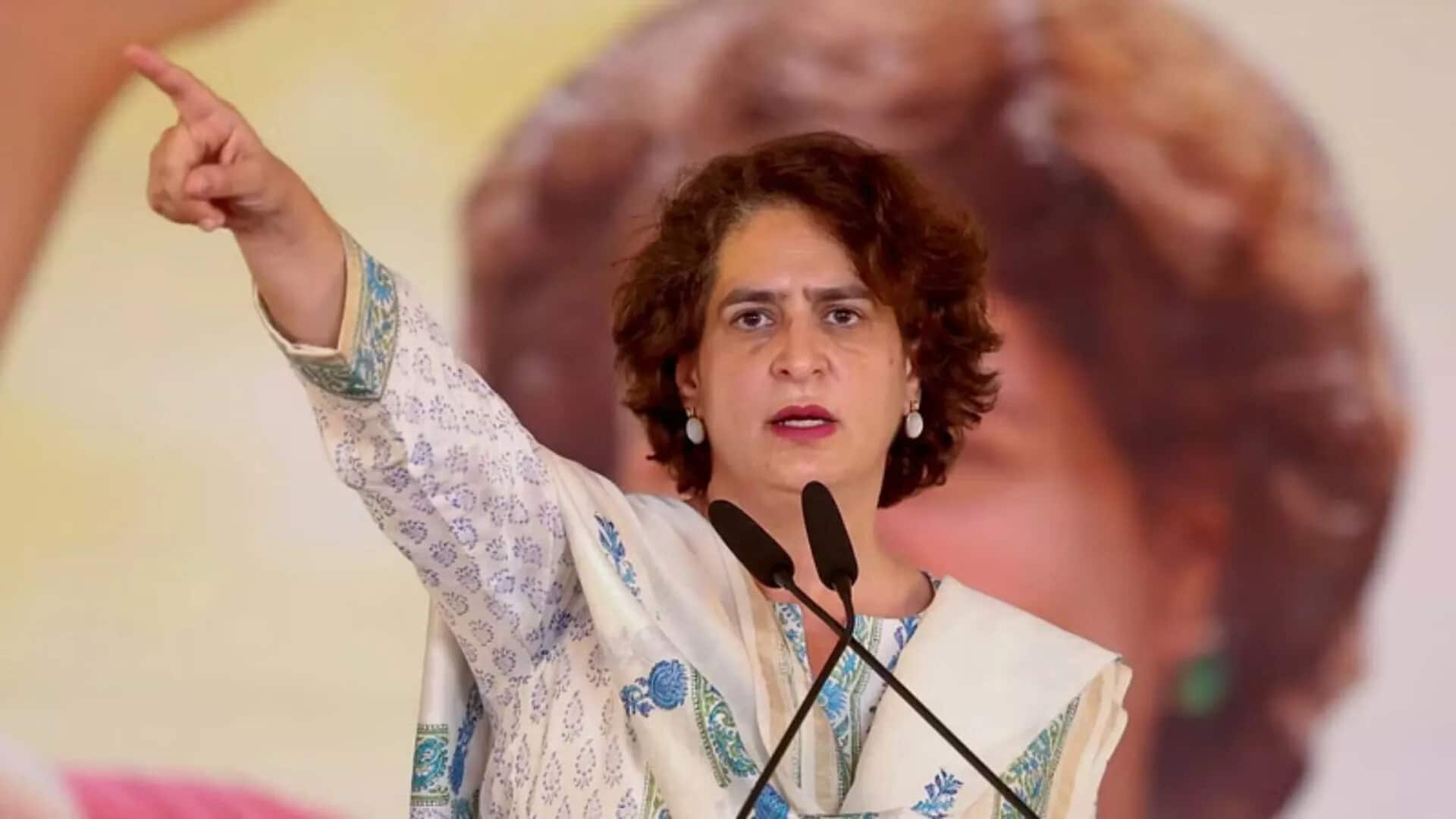 'Ridiculous': Priyanka Gandhi responds to BJP leader's 'smooth cheeks' remark 