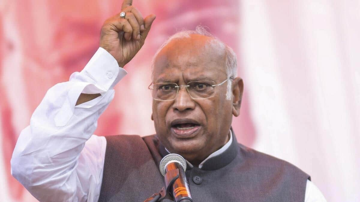 Congress President Kharge falls ill during speech in J&K