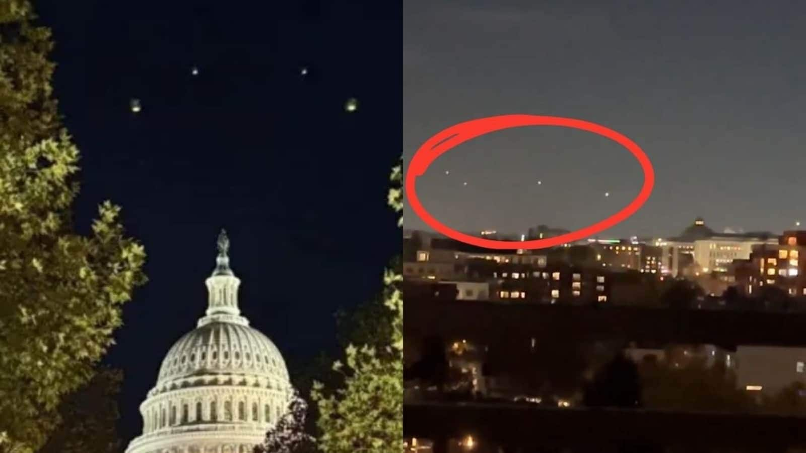 Video: Eerie lights over Capitol Hill cause UFO panic 