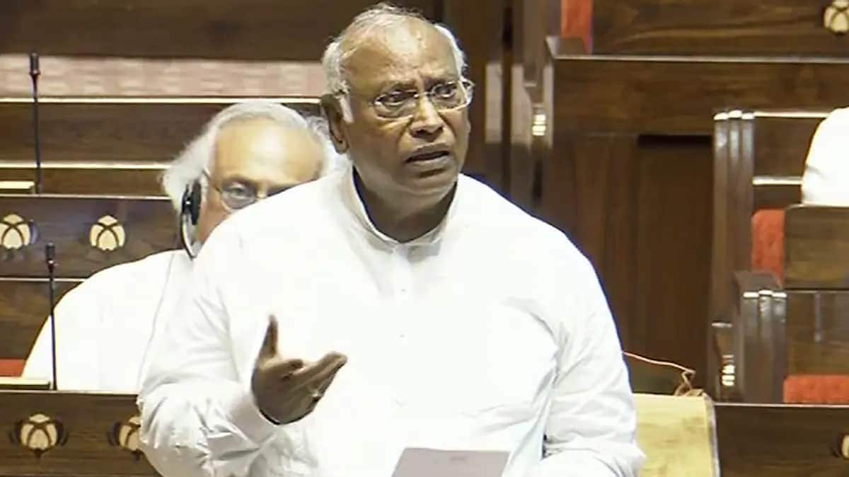 Kharge gets emotional, urges Chair to expunge remarks against him   