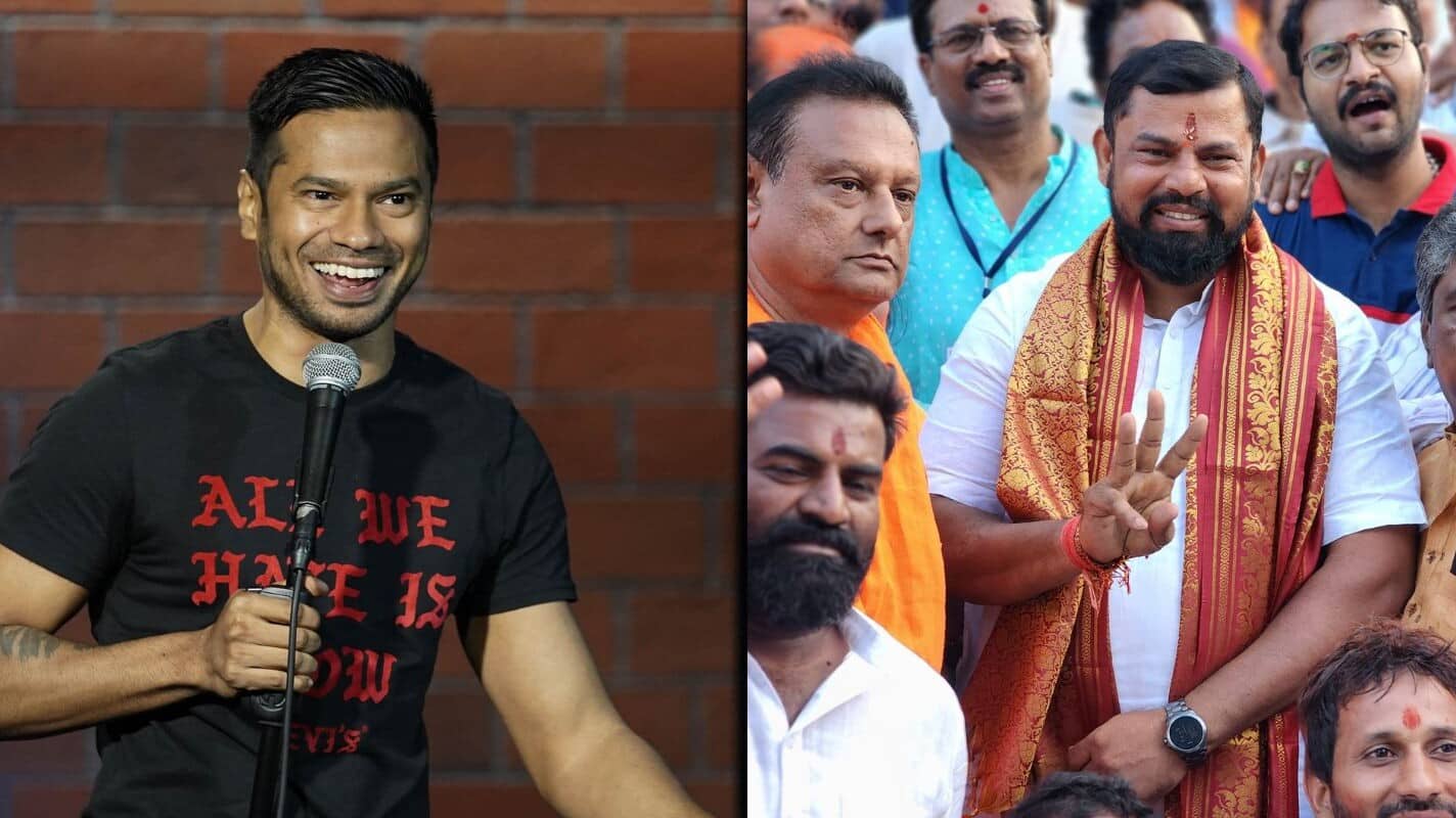BJP MLA who threatened Munawar now threatens another comedian 