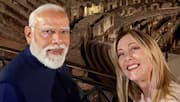 Modi begins Italy trip with dinner with Meloni, Colosseum visit
