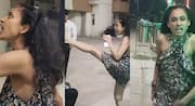 'Gareebon ke aulad..': Greater Noida woman abuses society guards 