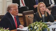 Meloni 'astonished' after Trump claims she 'begged' for picture 
