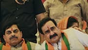 BJP's Narottam Mishra, denied ticket, cries during colleague's nomination rally 