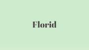 Word of the Day: Florid