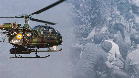 Army's Cheetah helicopter crashes in Arunachal Pradesh's Tawang, pilot killed Army's Cheetah helicopter crashes in Arunachal Pradesh's Tawang, pilot killed