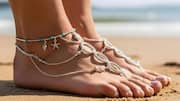 How to make anklets from recycled materials