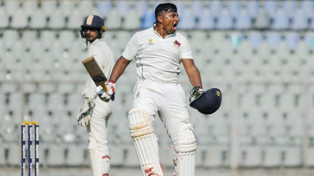 Injured Sarfaraz Khan likely to miss Ranji Trophy second leg