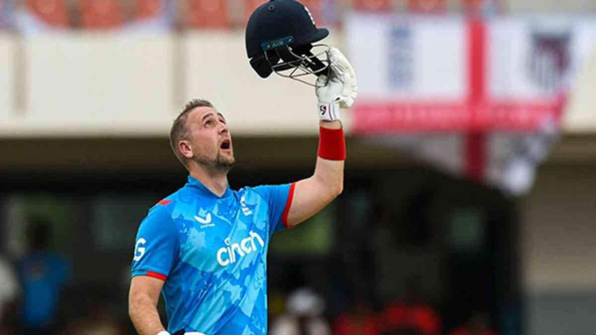 Livingstone reacts after match-winning ton for England against WI