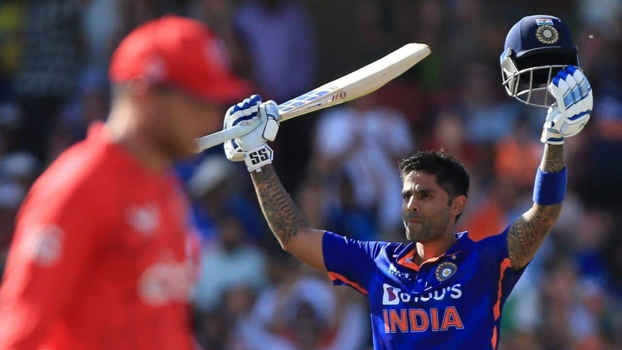 Suryakumar Yadav strikes at 179.32 vs England in T20Is: Stats 