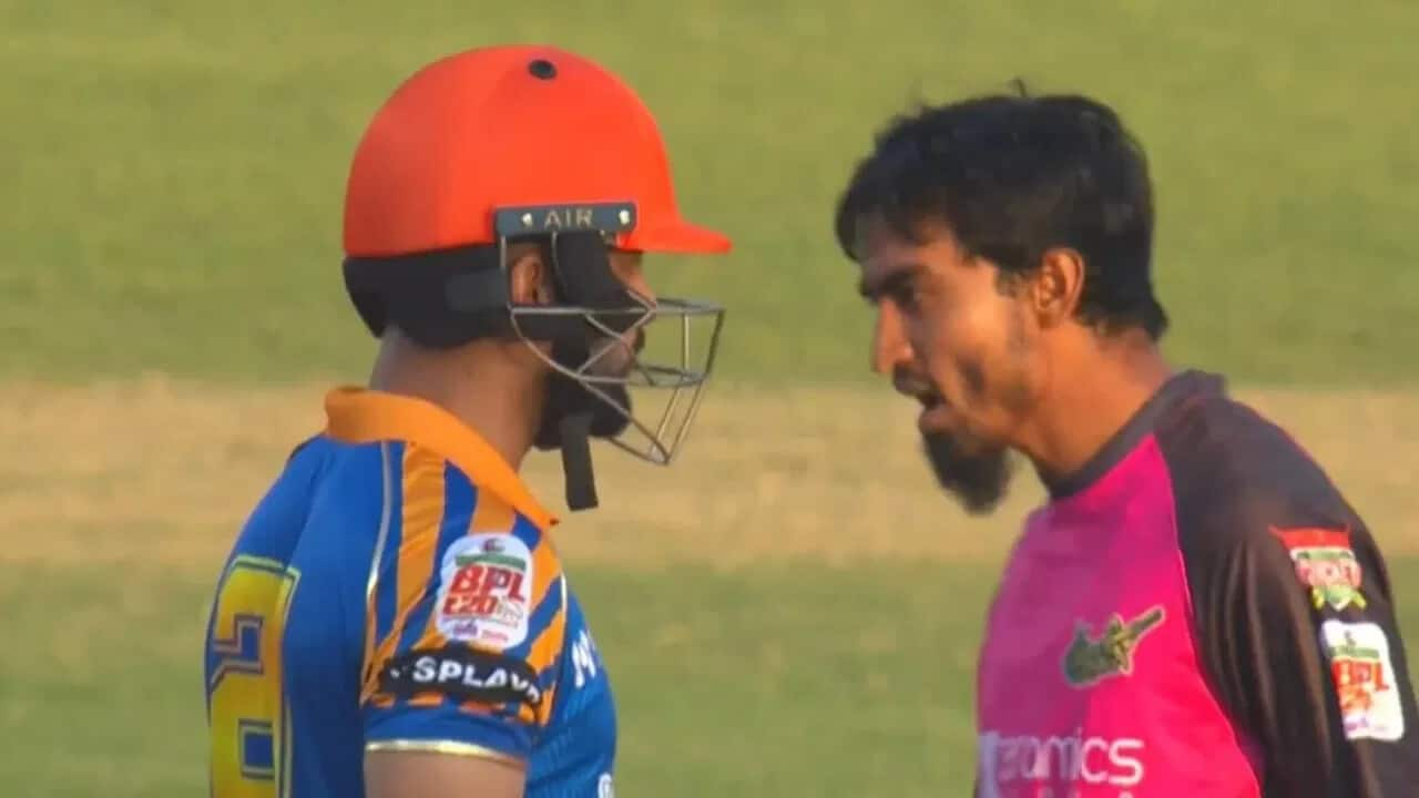 BPL: Mohammad Nawaz, Tanzim Hasan Sakib involved in physical fight