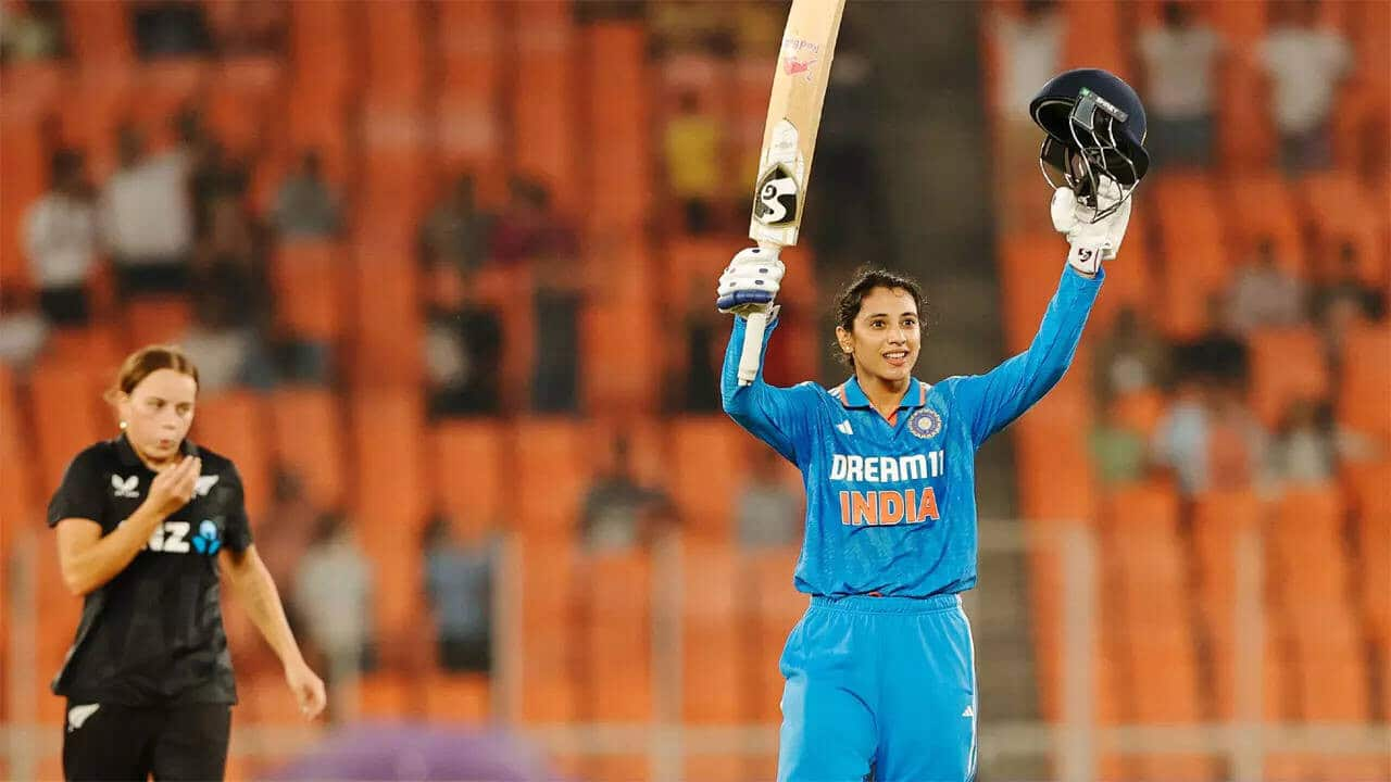 Smriti Mandhana on verge of breaking Mithali Raj's ODI record