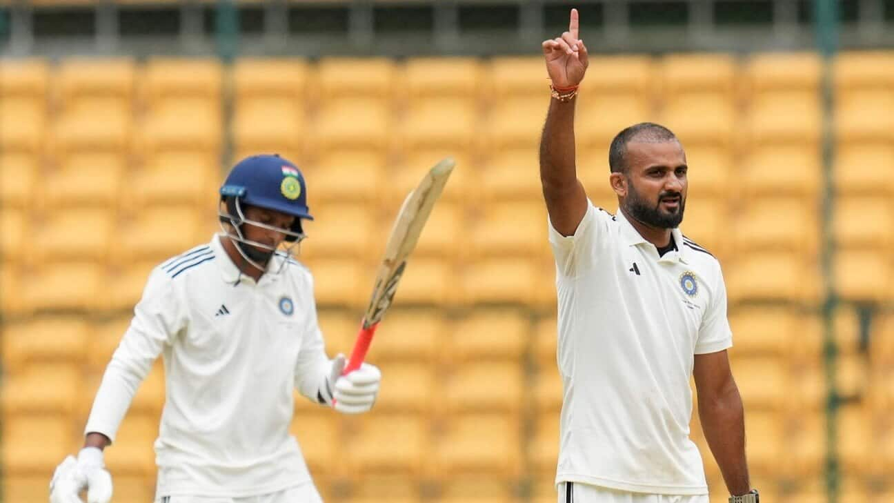 Akash Deep credits Mohammed Shami for his Duleep Trophy success