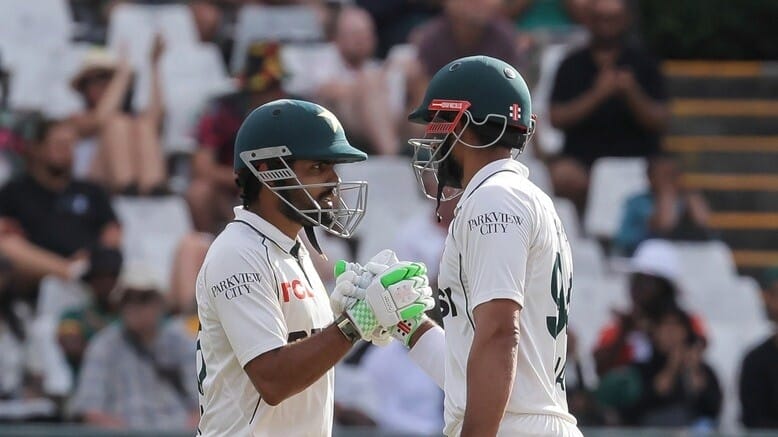 Shan Masood praises Babar Azam's resilience in Newlands Test