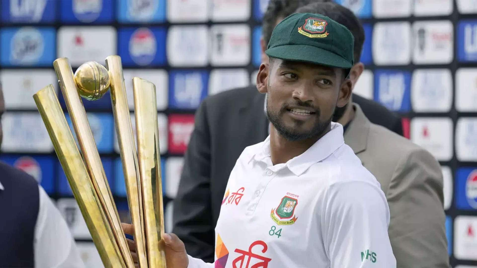 Bangladesh captain confident ahead of Test series vs India