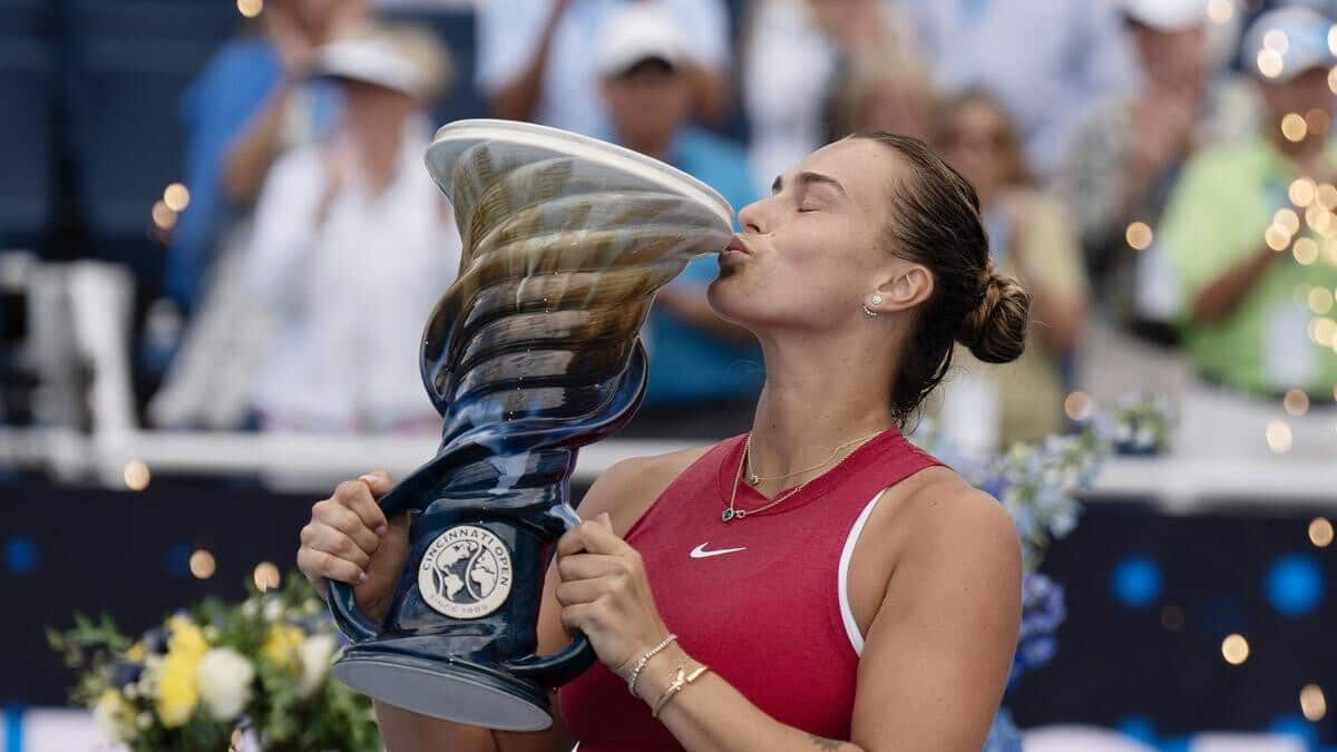 Aryna Sabalenka clinches Cincinnati Open, defeats Jessica Pegula in final