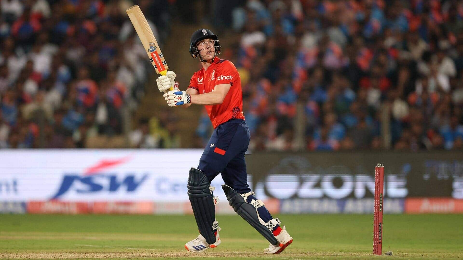 Decoding Harry Brook's misery against leg-spin in India T20Is