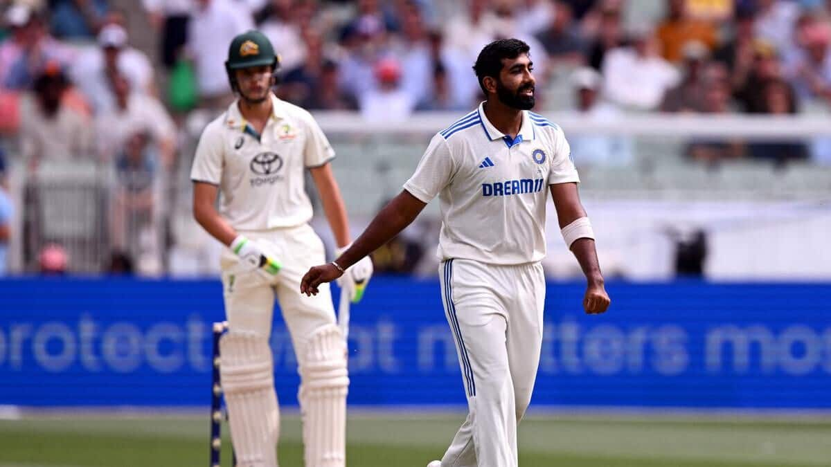 Jasprit Bumrah concedes six after nearly four years in Tests