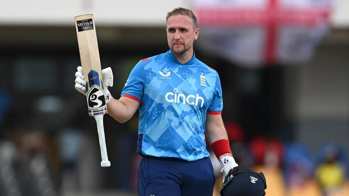 Livingstone's ton helps England level ODI series against West Indies